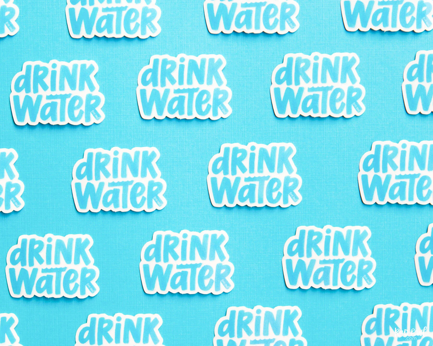 Drink water stickers
