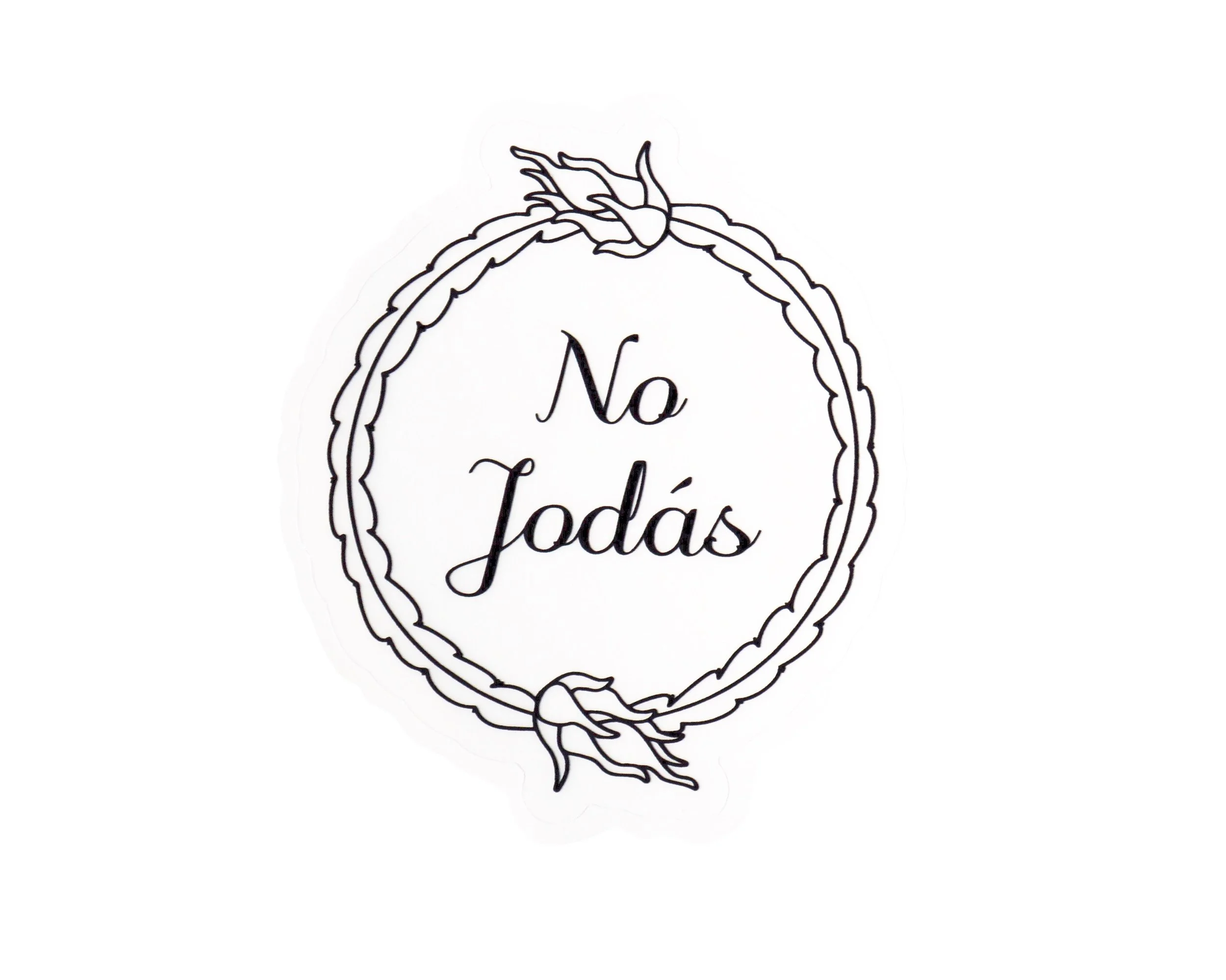 No Jodás Sticker