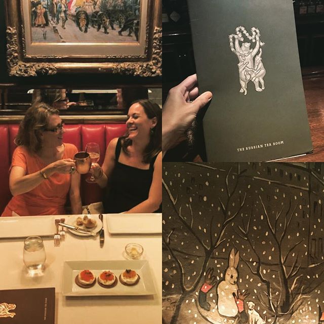 Little &ldquo;last&rdquo; hurrah-style bucketlisting with @leighcrandall - @thecarlylehotel @russiantearoom 😃😒🌹❤️💔💘 love you Rick!