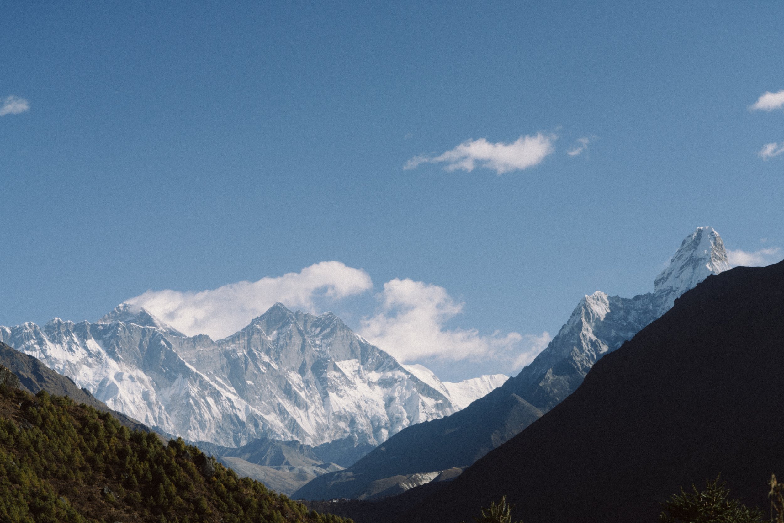Everest, Lhotse og Ama Dablam