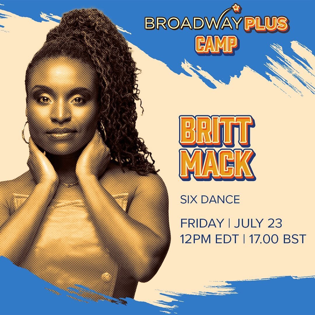 Have you EVER seen anyone perform with as much passion and energy as Britt Mack?! It&rsquo;s LITERALLY her Broadway debut 😭😭 

Get down you dirty rascal - come to Britt&rsquo;s workshop on July 23rd! 

Link in bio // click &ldquo;Workshops&rdquo;