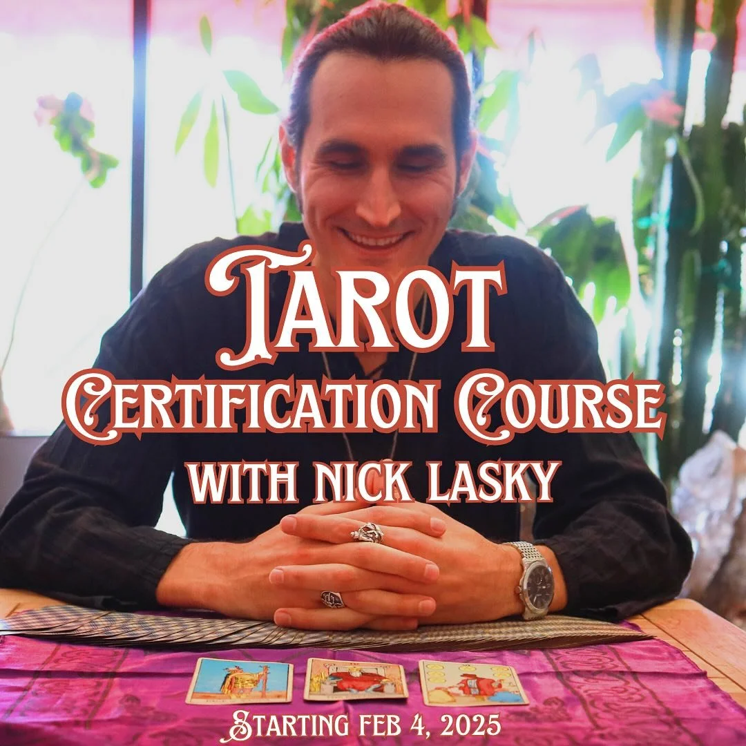 🃏Have you been wanting to learn the tarot?
Do you want to read for others?
Do you want to read for yourself?
Are you ready to master this amazing spiritual technology? 🤌
Don’t miss this very special opportunity to learn tarot with Nick Lask