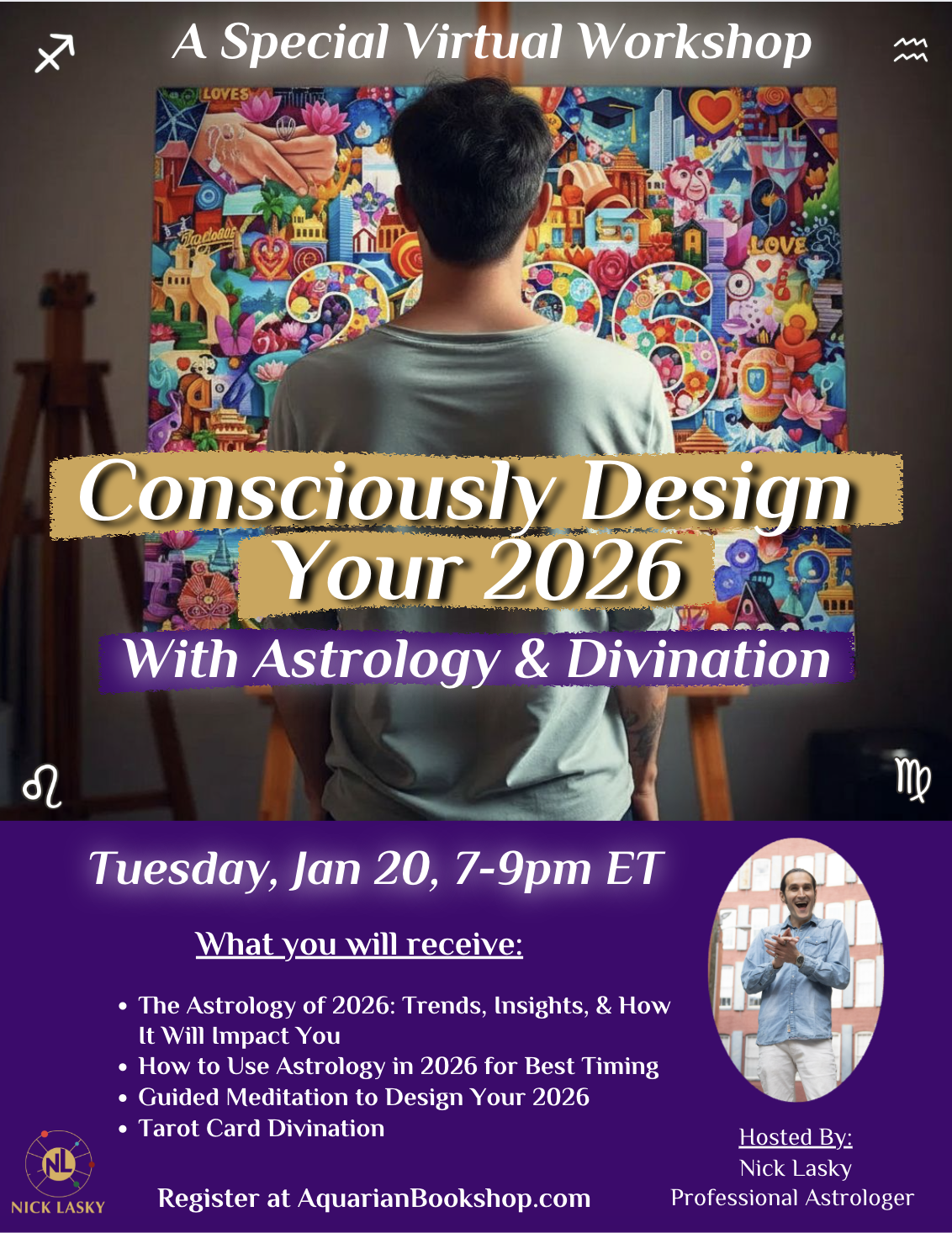 Consciously Design Your 2026 With Astrology &amp; Divination