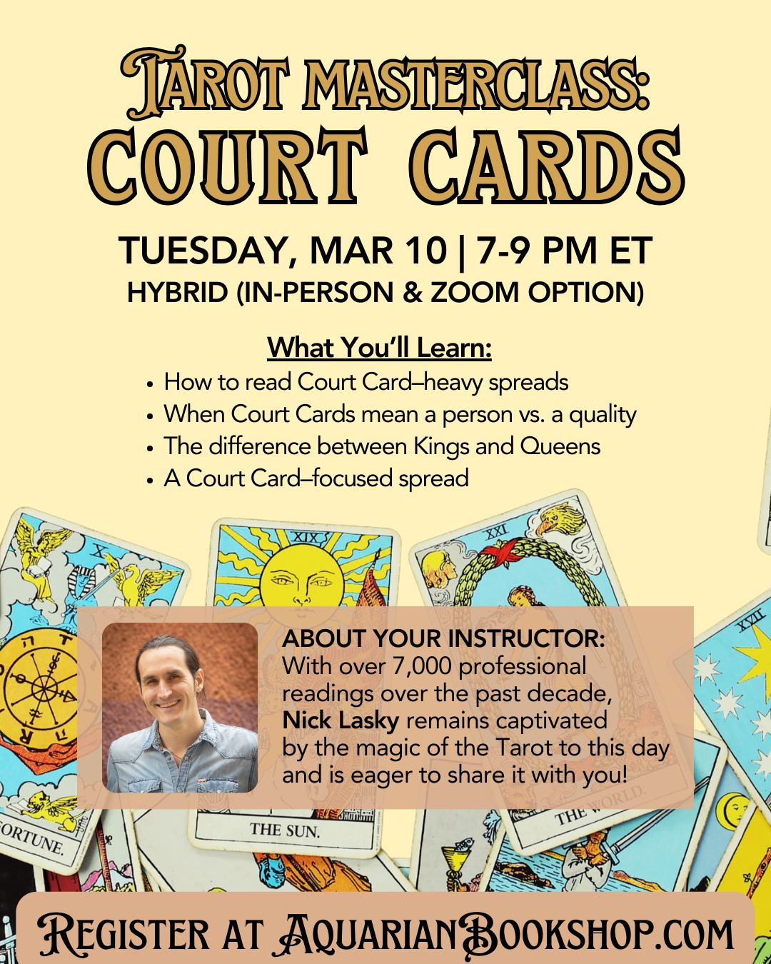 Tarot Masterclass: Court Cards