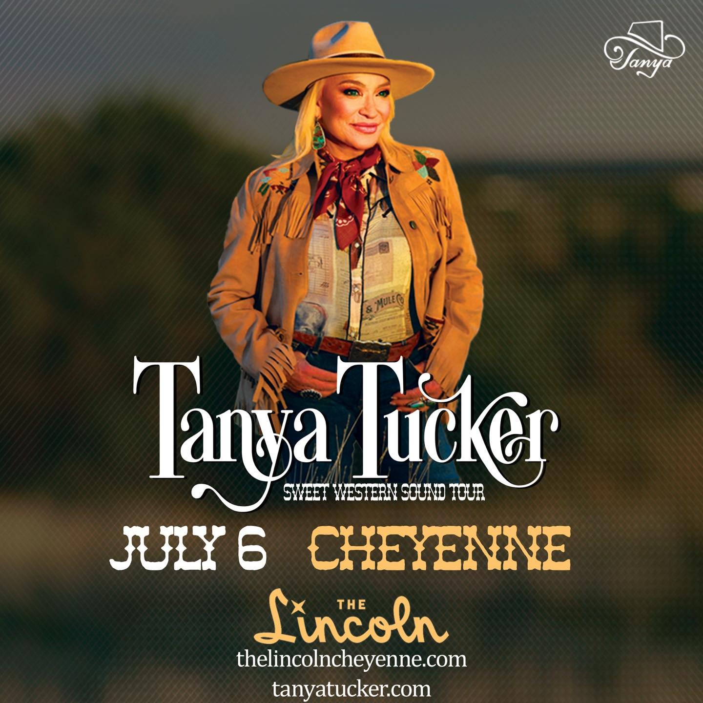 Tickets to see @thetanyatucker are now on sale for $45! Don&rsquo;t miss out on the queen of Country&mdash;grab your general admission tickets today! Find the ticket link in our bio. 🤠✨ #thelincolncheyenne #livemusic #thisisdowntowncheyenne