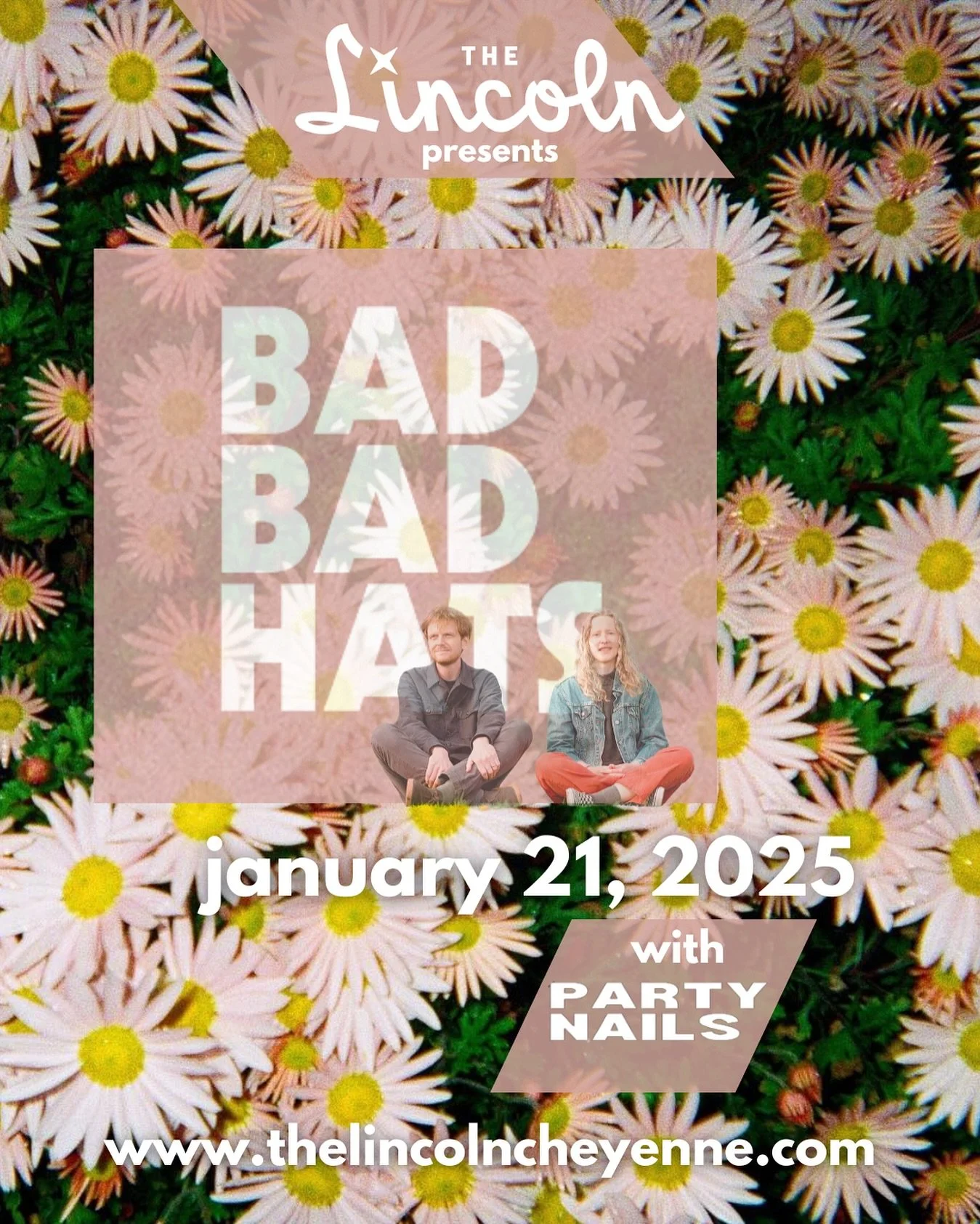 @badbadhats take our stage TONIGHT with @partypartynails !🪩 Doors open at 6 PM, and the show kicks off at 7 PM. Don&rsquo;t miss your chance to catch this unforgettable night of indie rock magic&mdash;tickets are still available! Comment &ldquo;Hats