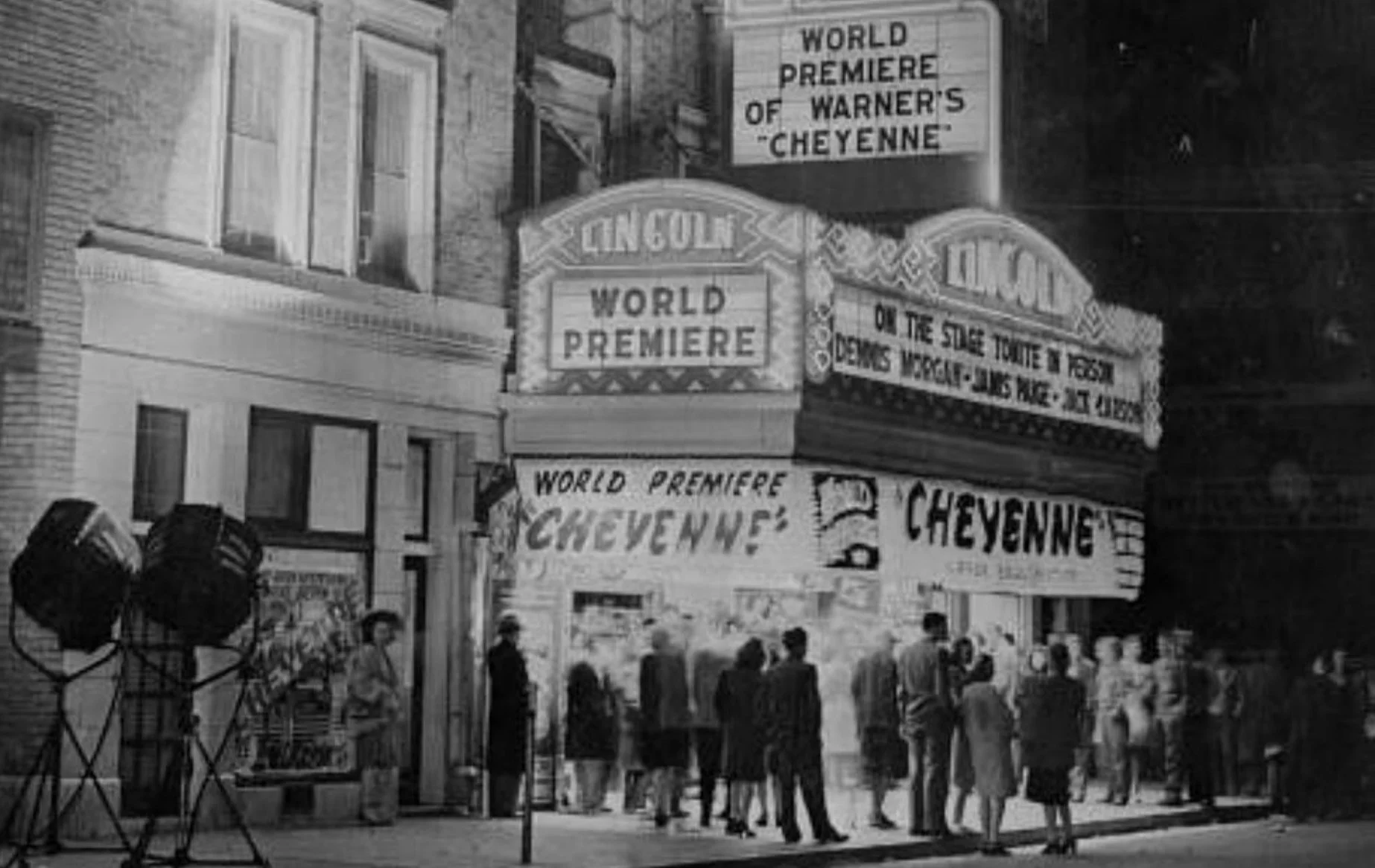 Throwing it back this Thursday to 1947 with the world premiere of &quot;Cheyenne!&quot;