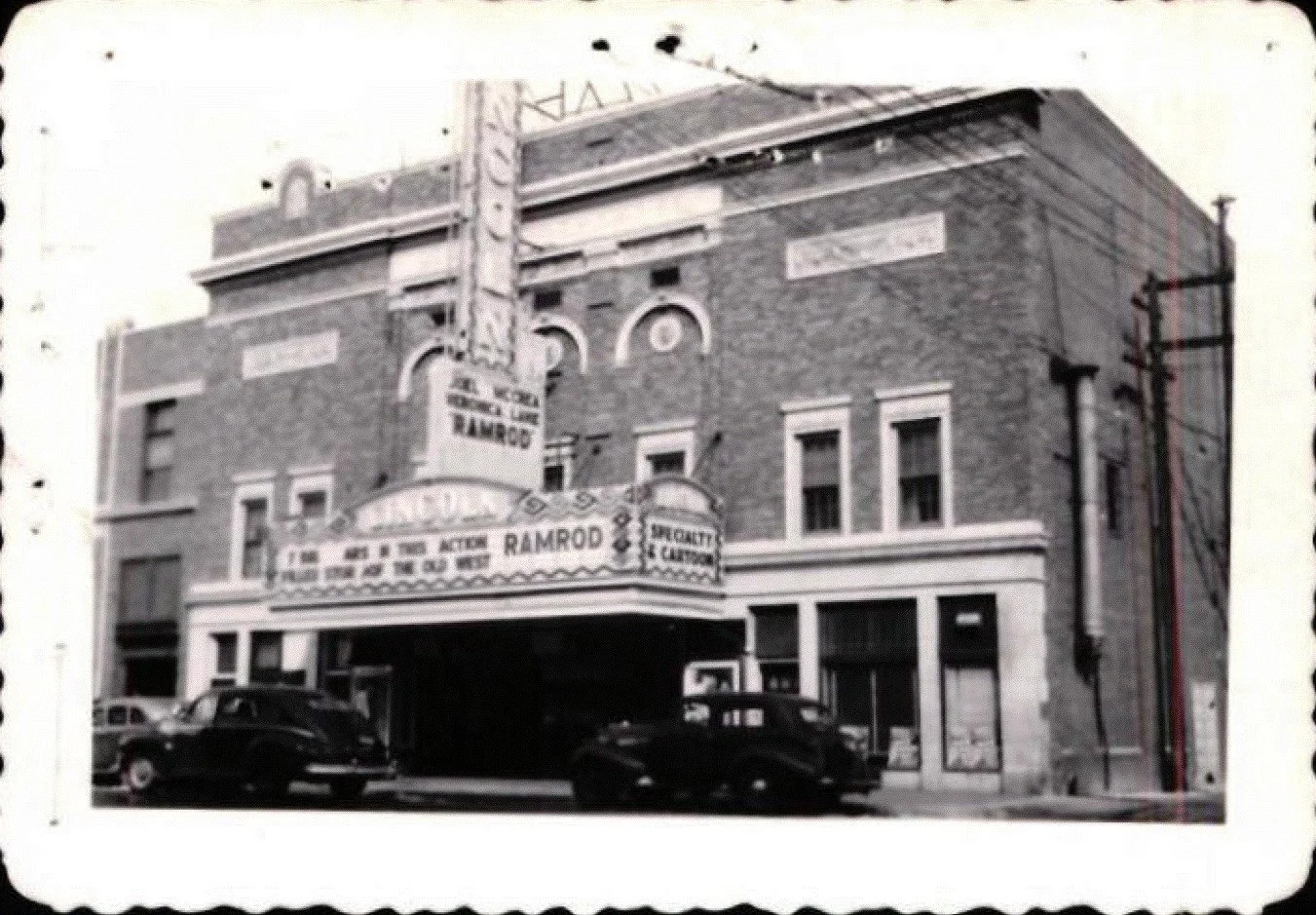 THROWBACK THURSDAY! The movie "Ramrod" featuring Joel McCrea and Veronica Lake was featured here at The Lincoln in 1947 !
Thanks to Mark Daniel Wilkinson for sending us this gem!