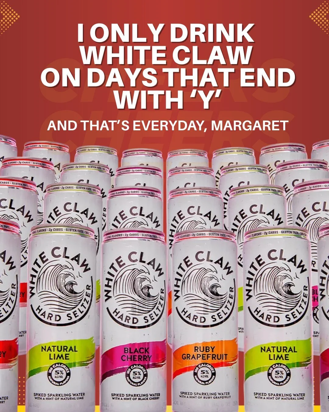 LOW TICKET WARNING! Don't miss your chance to see @trevorwallace  at the Lincoln - the show is just two weeks away and less than 10% of tickets remain. In honor of Trevor's visit, we made some parody White Claw ads using some of our favortie lines fr