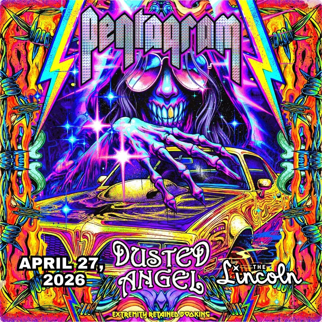 NEW SHOW ANNOUNCEMENT! Doom metal icons @pentagram_usa are performing at the Lincoln on 4/27. With support from @dustedangelband , this is a "can't miss" for all metal heads.
Comment PENTAGRAM and we'll DM you the link - tickets on sale now