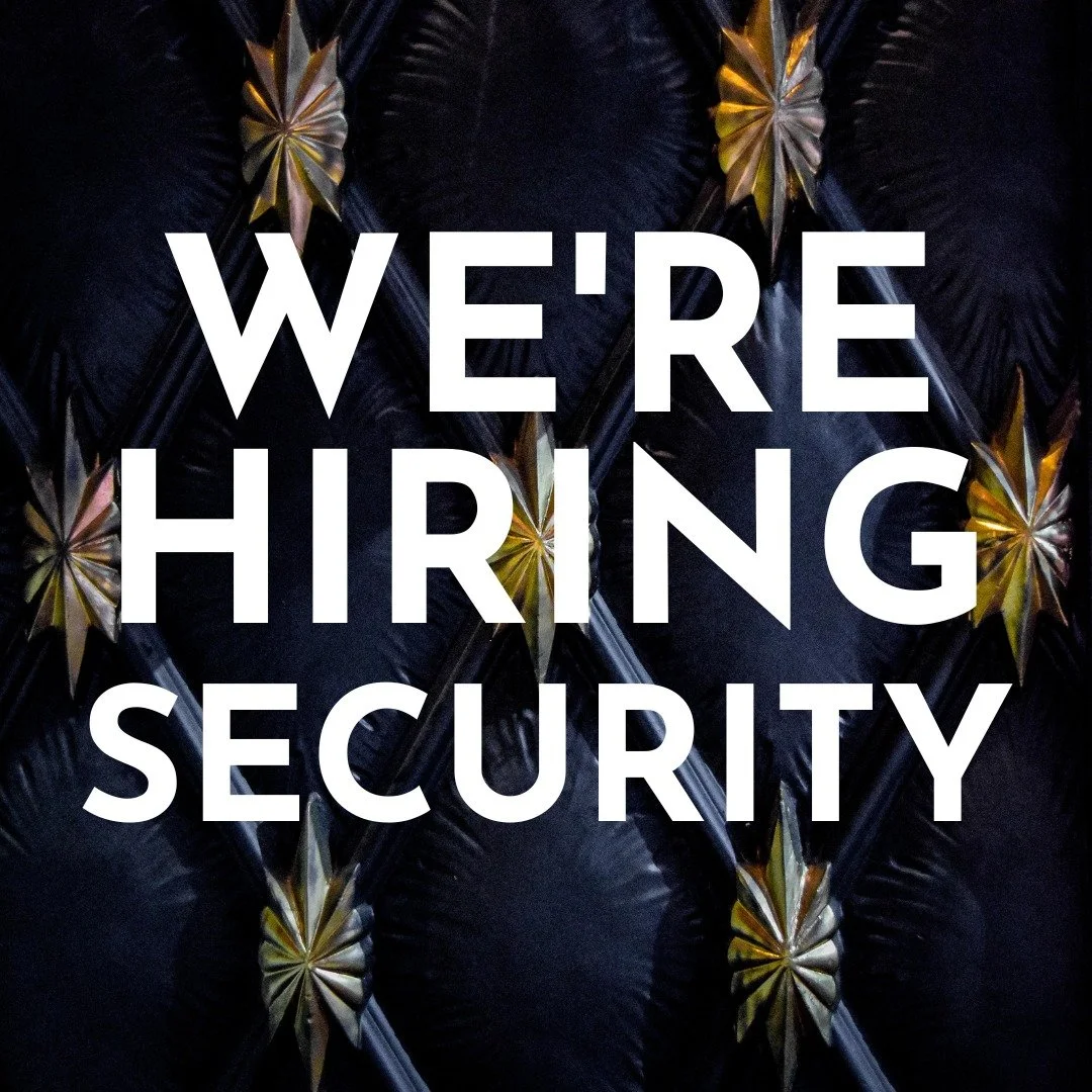 Tell your friends! The Lincoln is looking for calm, observant, level-headed people. Help create a safe space, not a tense one. 
Comment SECURITY and we'll DM you the link to apply!