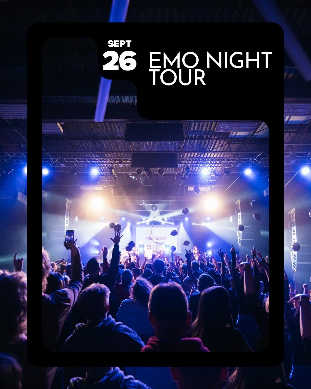Happy September! We've got some great shows for you this month, as well as our next Open Jam Night on September 10.

9/26 - @emonighttour 
9/30 - @thesoulflytribe w/ @nailbomb_band_official &amp; @incite_heavymetal 

Comment TICKETS to get your tix! 