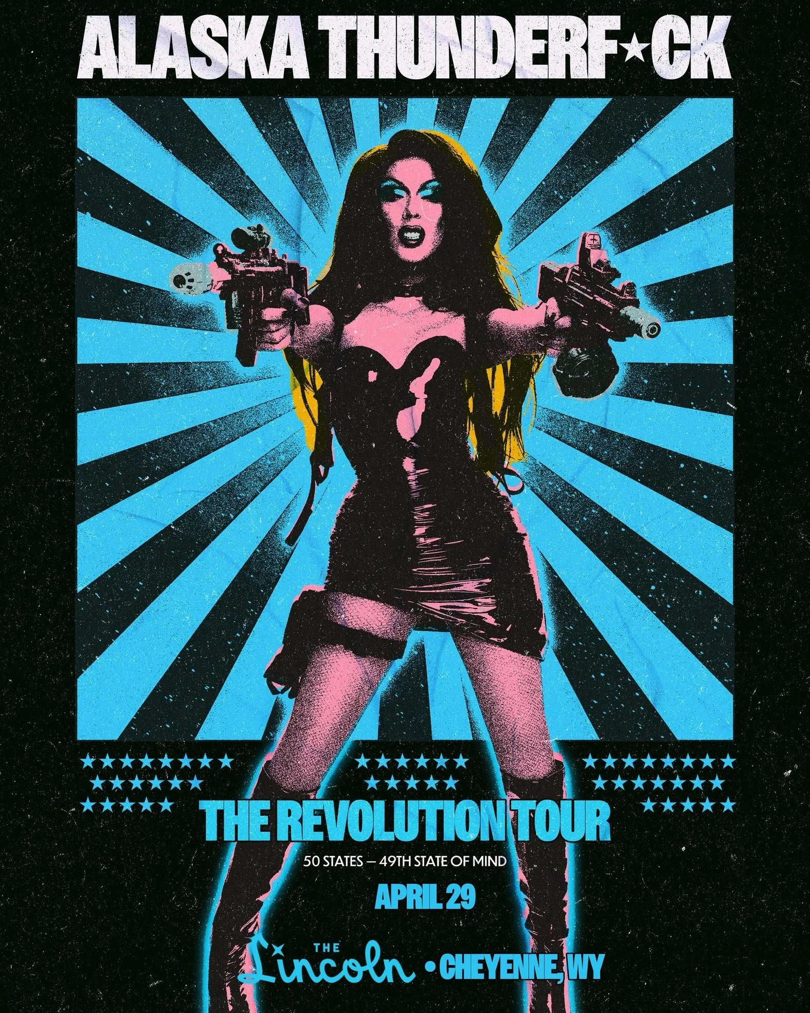 NEW SHOW: Alaska Thunderf*ck: The Revolution Tour
@theonlyalaska5000  is hitting Cheyenne in 2027!
April 29, 2027
Artist presale starts tomorrow
Our venue presale starts Thursday at 10:00 am
General on sale Friday at 10:00 am

Comment ALASKA and we'l