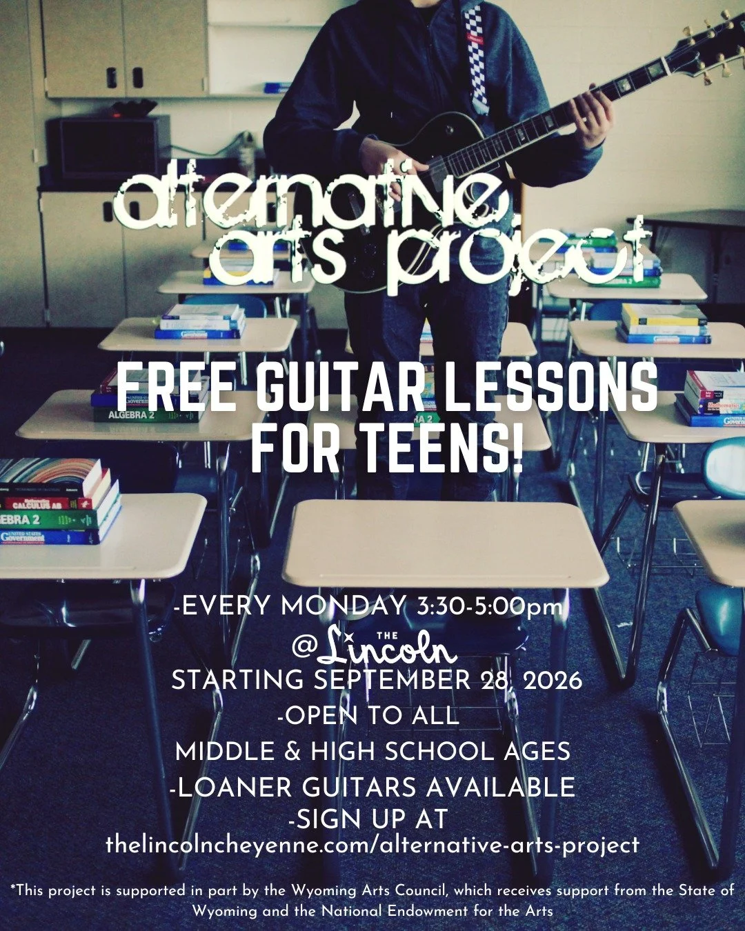 FREE guitar lessons for teens is starting September 28, every Monday from 3:30pm-5pm! It's open to all teenangers who are middle &amp; high school ages. Don't have a guitar yet? Don't worry - we can loan you one!

Sign up here: https://forms.gle/XZ3m