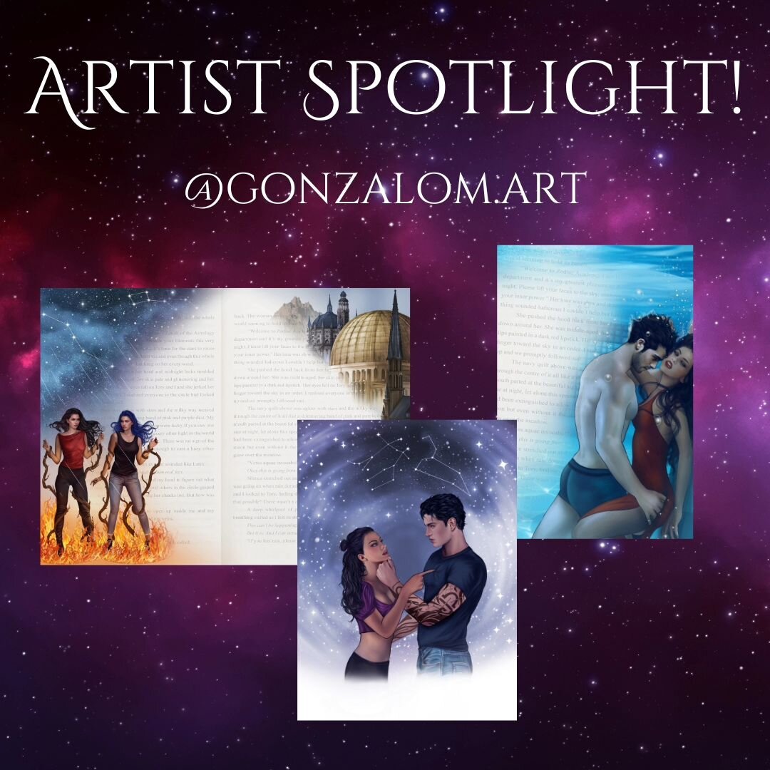 We are THRILLED to be collaborating again with @gonzalom.art for the second set of overlays, which will be included in the second Zodiac Academy box! These beautiful overlays will feature artwork from books 6-9 (including a bonus scene for 8.5!) 
The