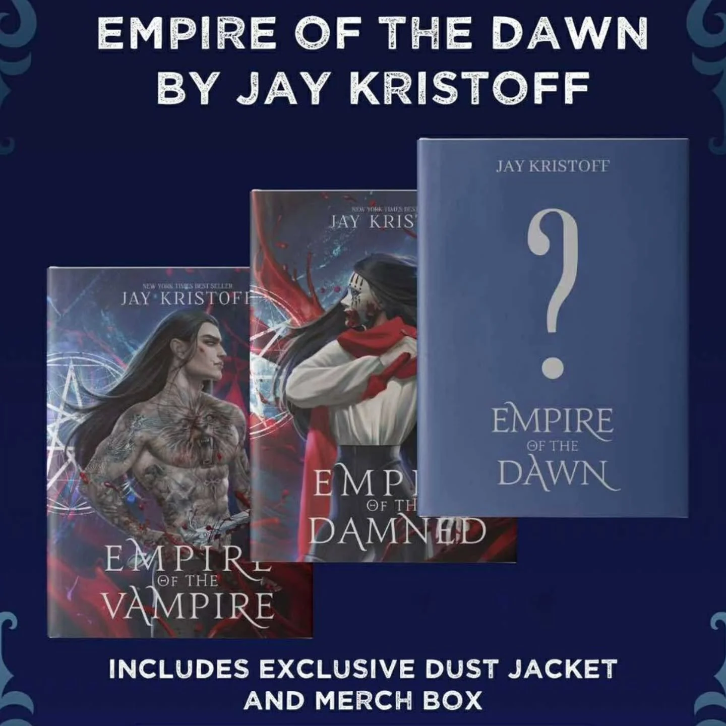 🧛&zwj;♂️🦇 Get ready to sink your teeth into something special! We're thrilled to announce a fang-tastic Special Edition book box for Empire of the Dawn by Jay Kristoff! This highly anticipated installment promises to be a captivating conclusion to 