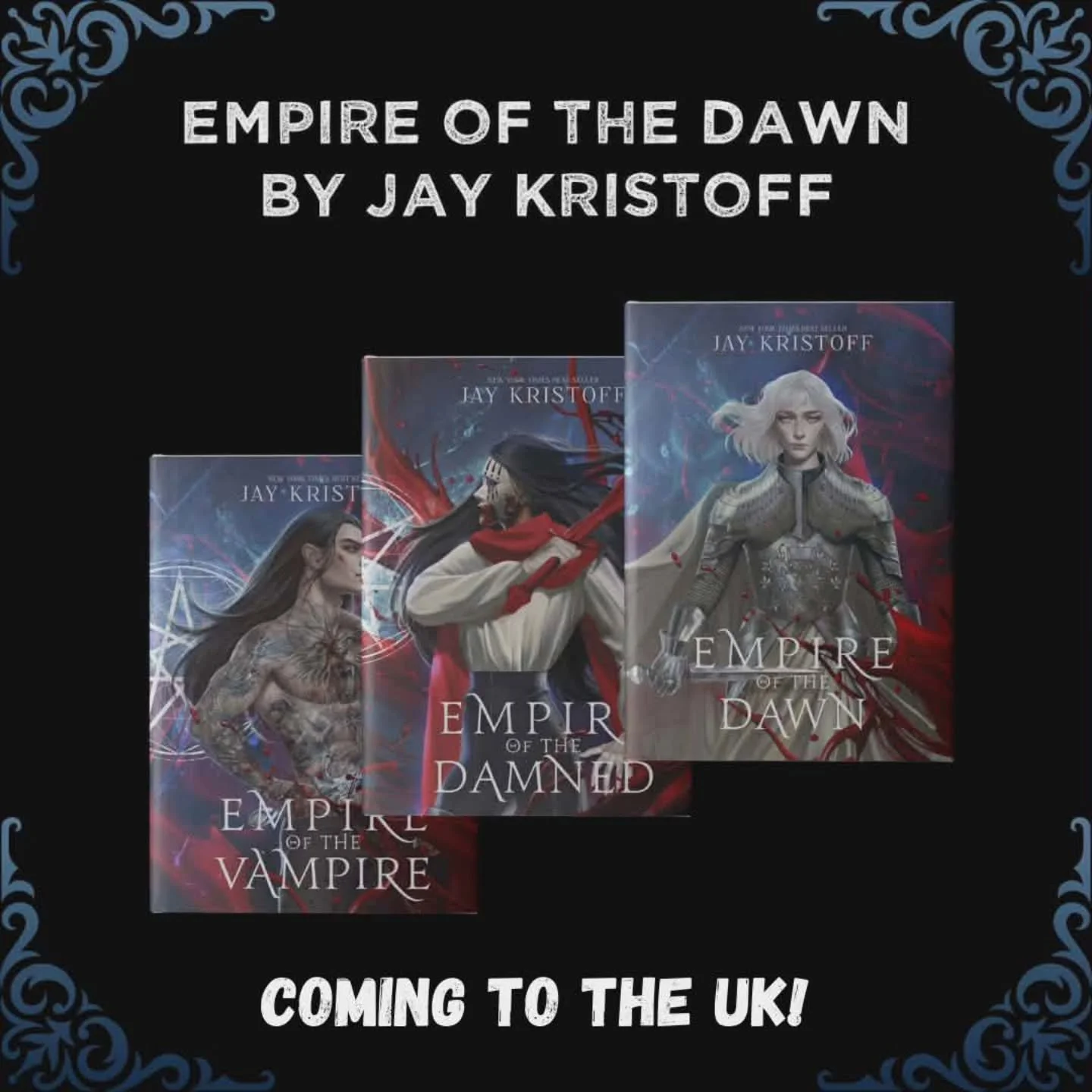📣 Exciting News for Our UK Friends! 🇬🇧

We're thrilled to announce that Empire of the Dawn by Jay Kristoff  @misterkristoff will soon be available for purchase through our Etsy shop! This is your chance to grab a copy, so keep an eye out tomorrow 
