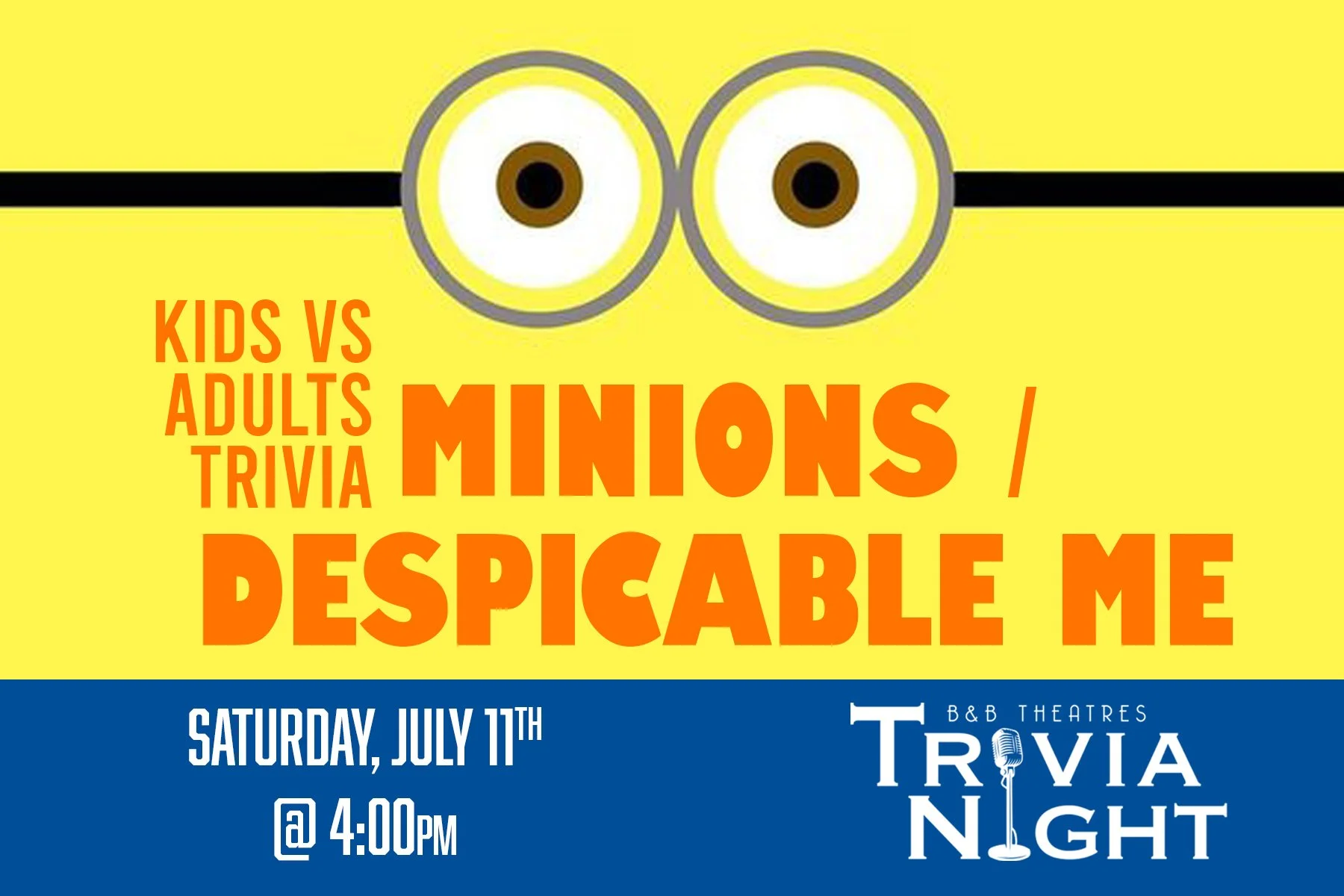 Kids vs Adults Minions/Despicable Me                  