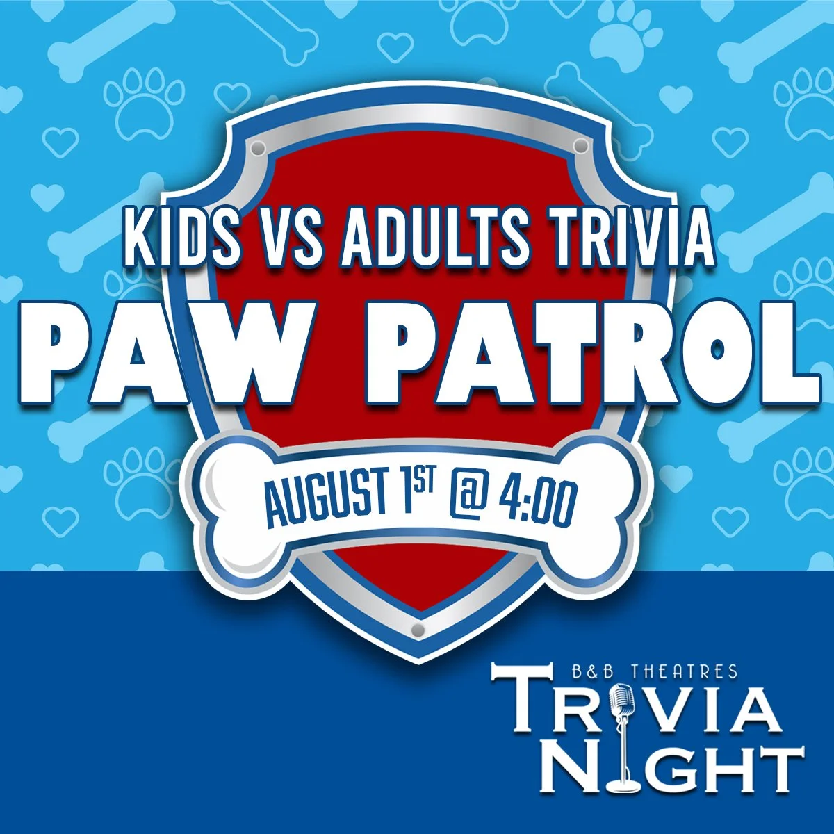 Kids vs Adults Paw Patrol                   