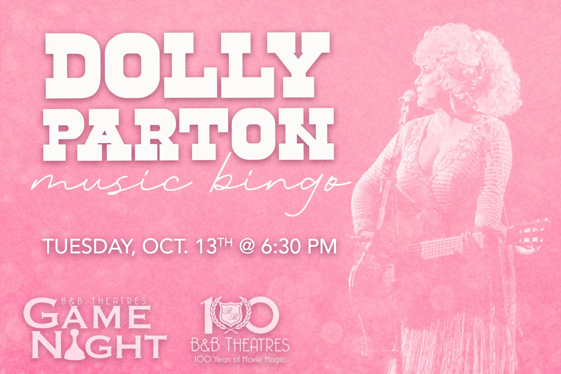 Dolly Parton Music Bingo             