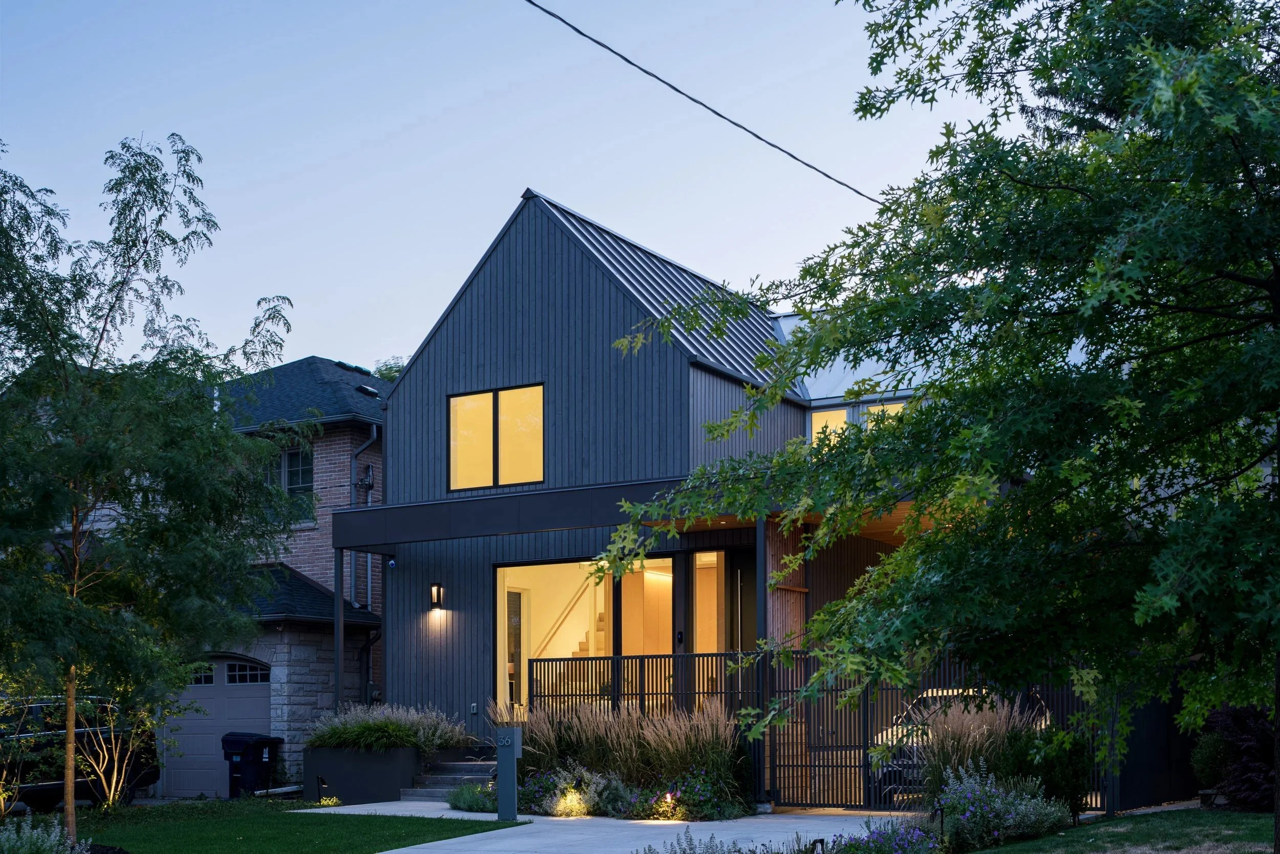 suburban farmhouse