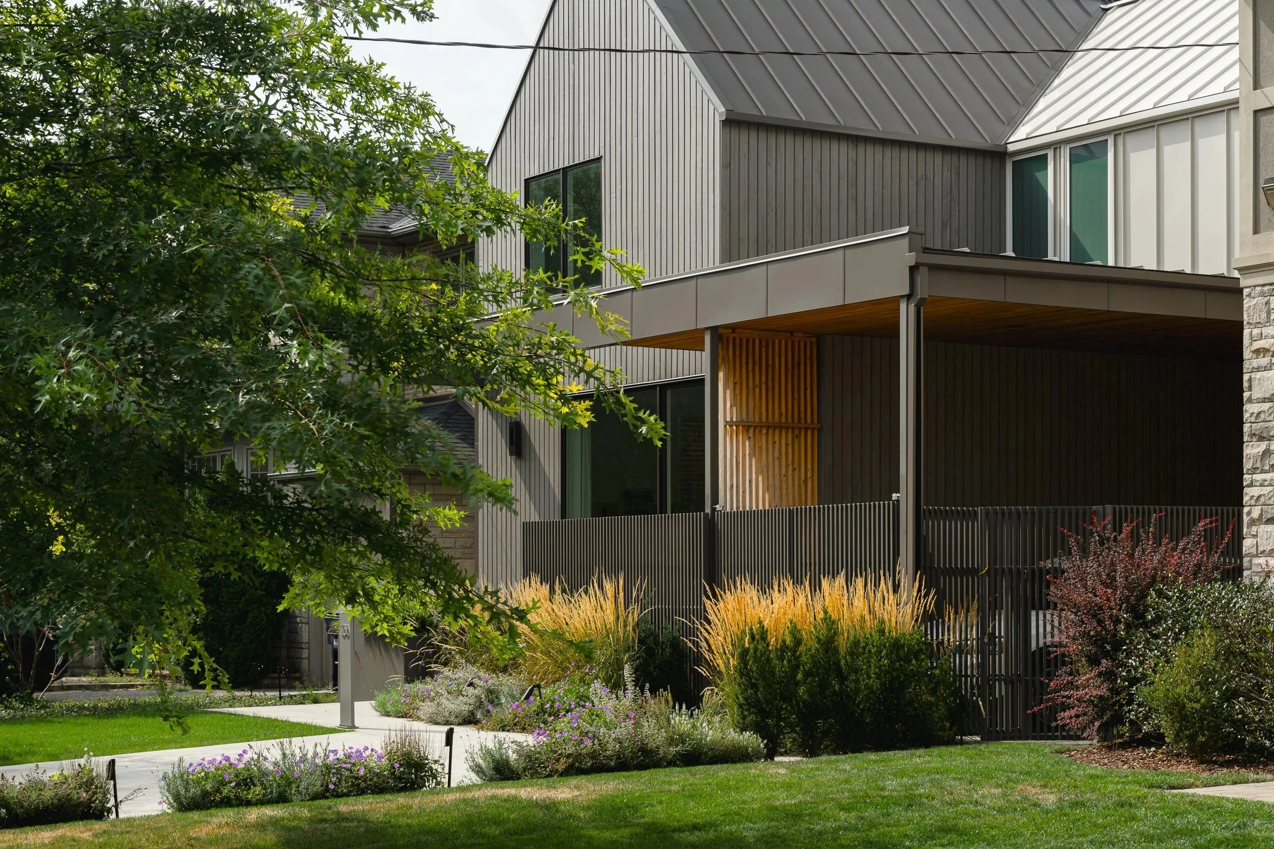 suburban farmhouse