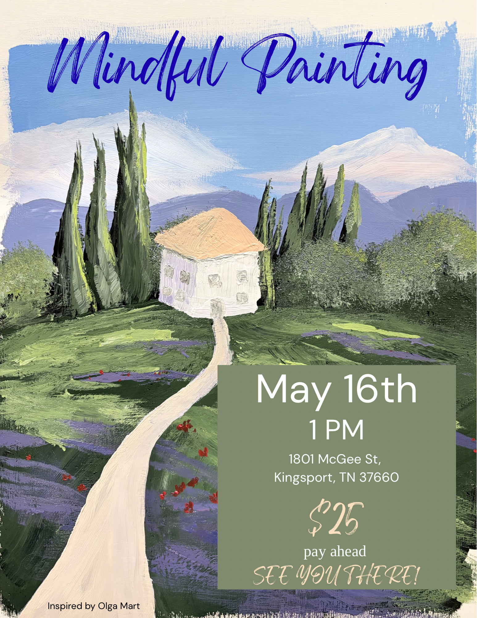 May Mindful Painting Session | 15 Slots | Pay Ahead