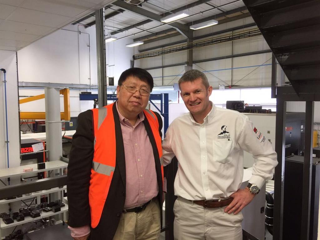 Professor Ma and CEO of Polar, Scott
