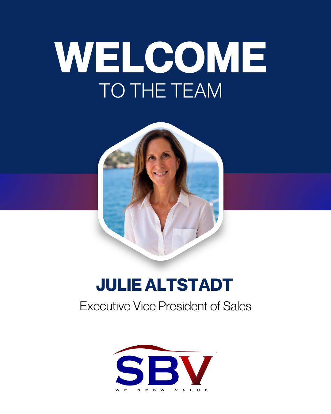 SB Value Welcomes Industry Veteran Julie Altstadt as Executive Vice President of Sales