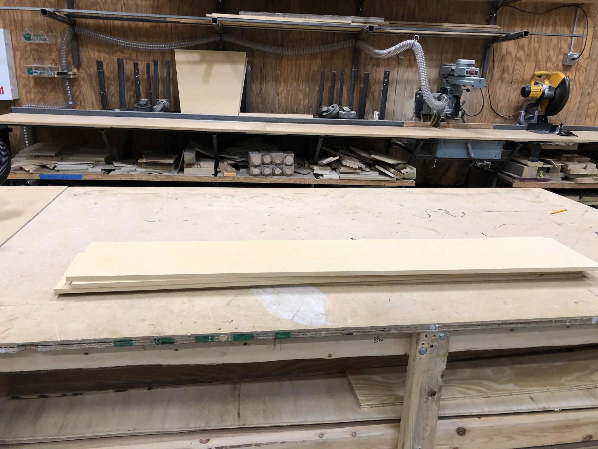  Cut to 5’-0”x 10” 