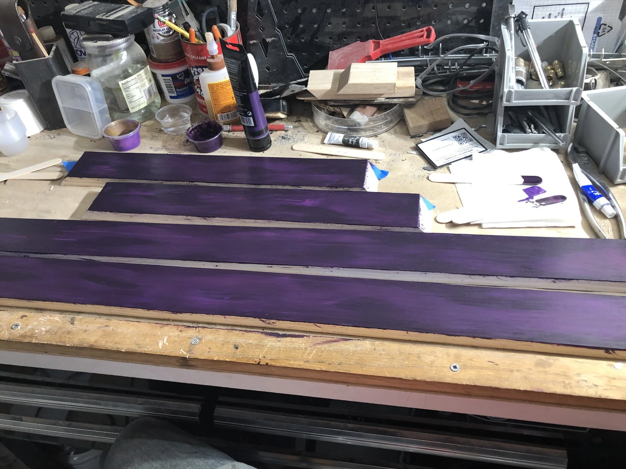  The inside border is painted to resemble the shadow realm for Yu-Gi-Oh.  