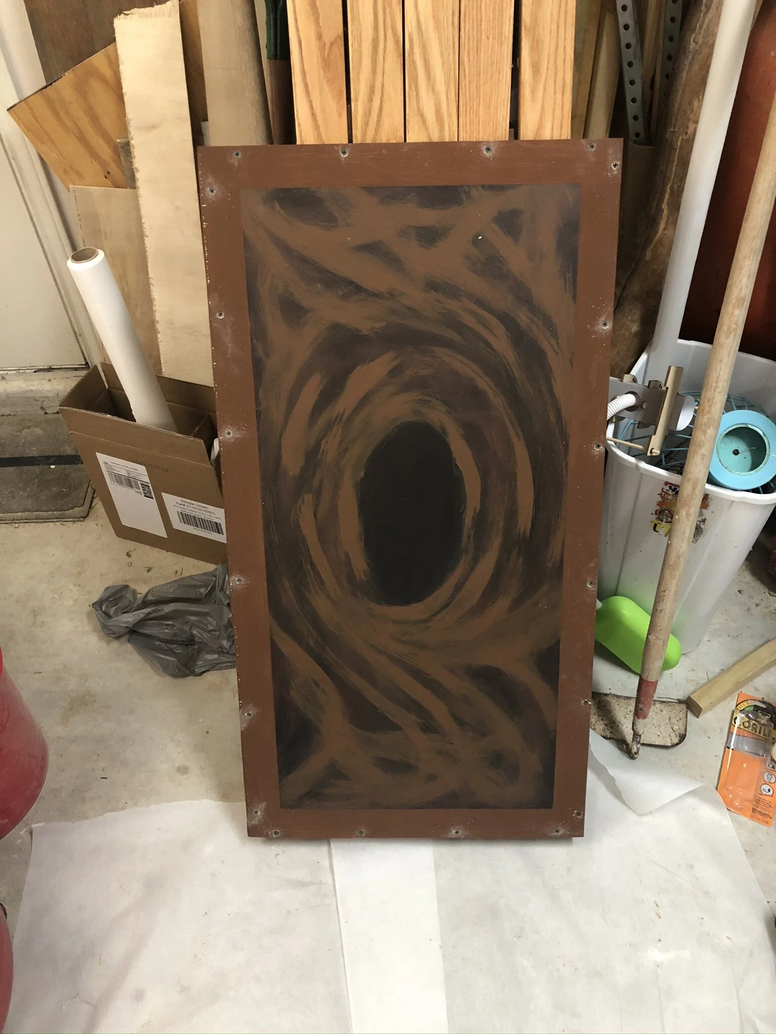  All the screws were countersunk to keep everything flush. In future projects I will mostly use staples or brad nails for something like this. 