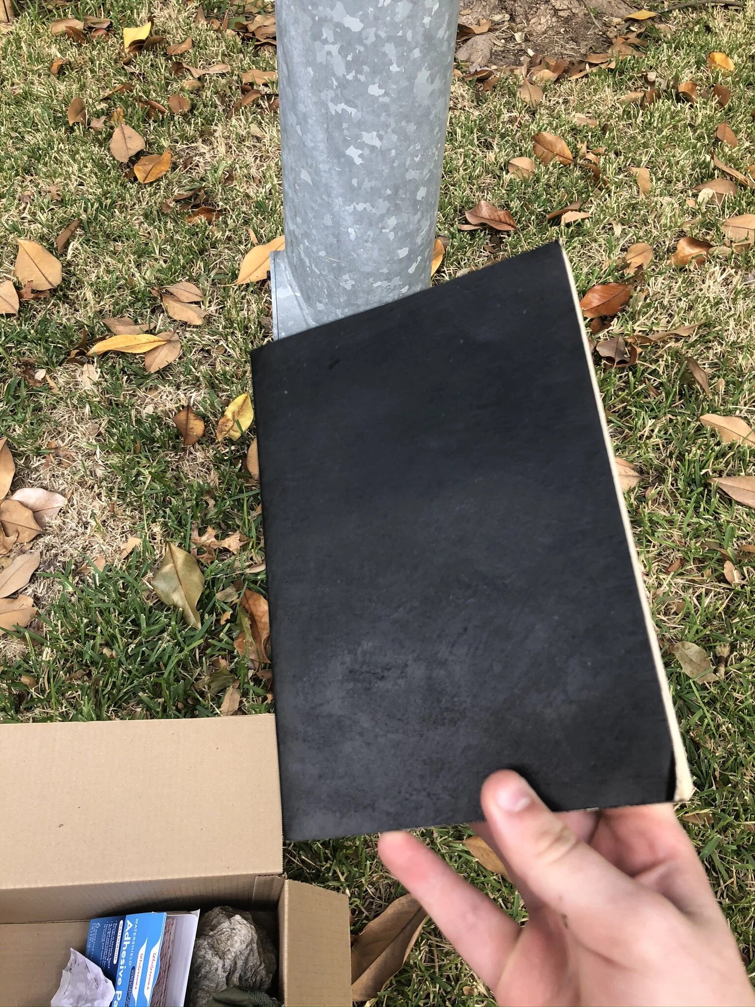  Needed a plain black paperback book, so instead of hunting one down I made one myself from a book I found at Goodwill.  