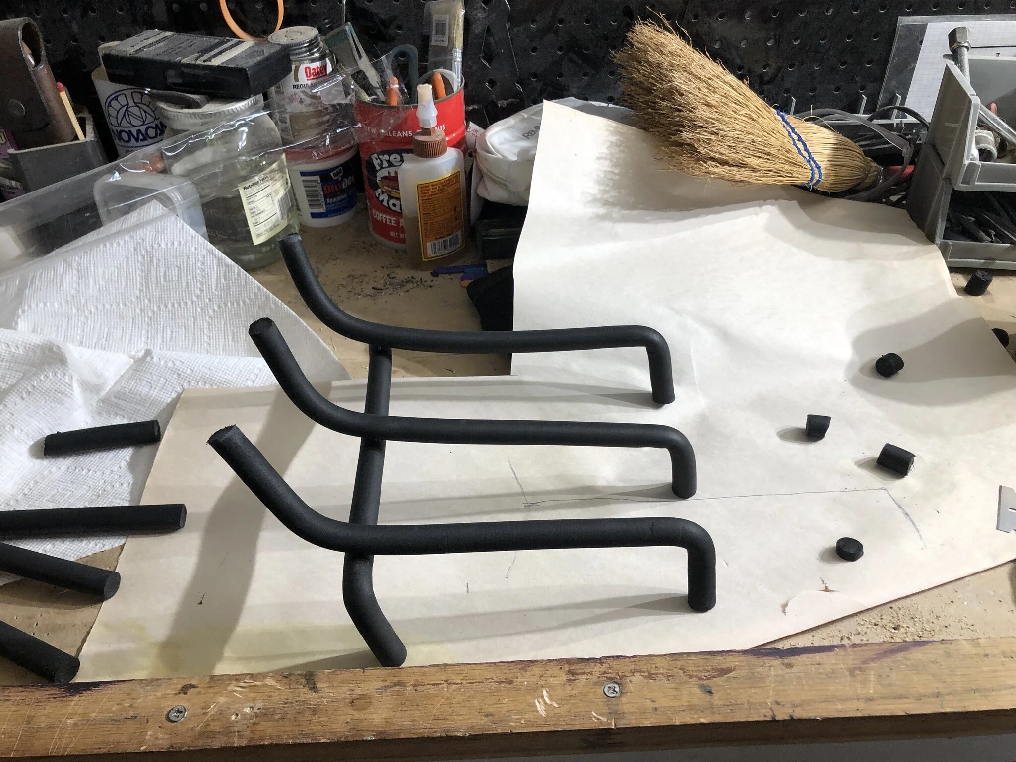  Needed a reverse shot from inside a fireplace, so I was asked to make a frame to give that impression.  