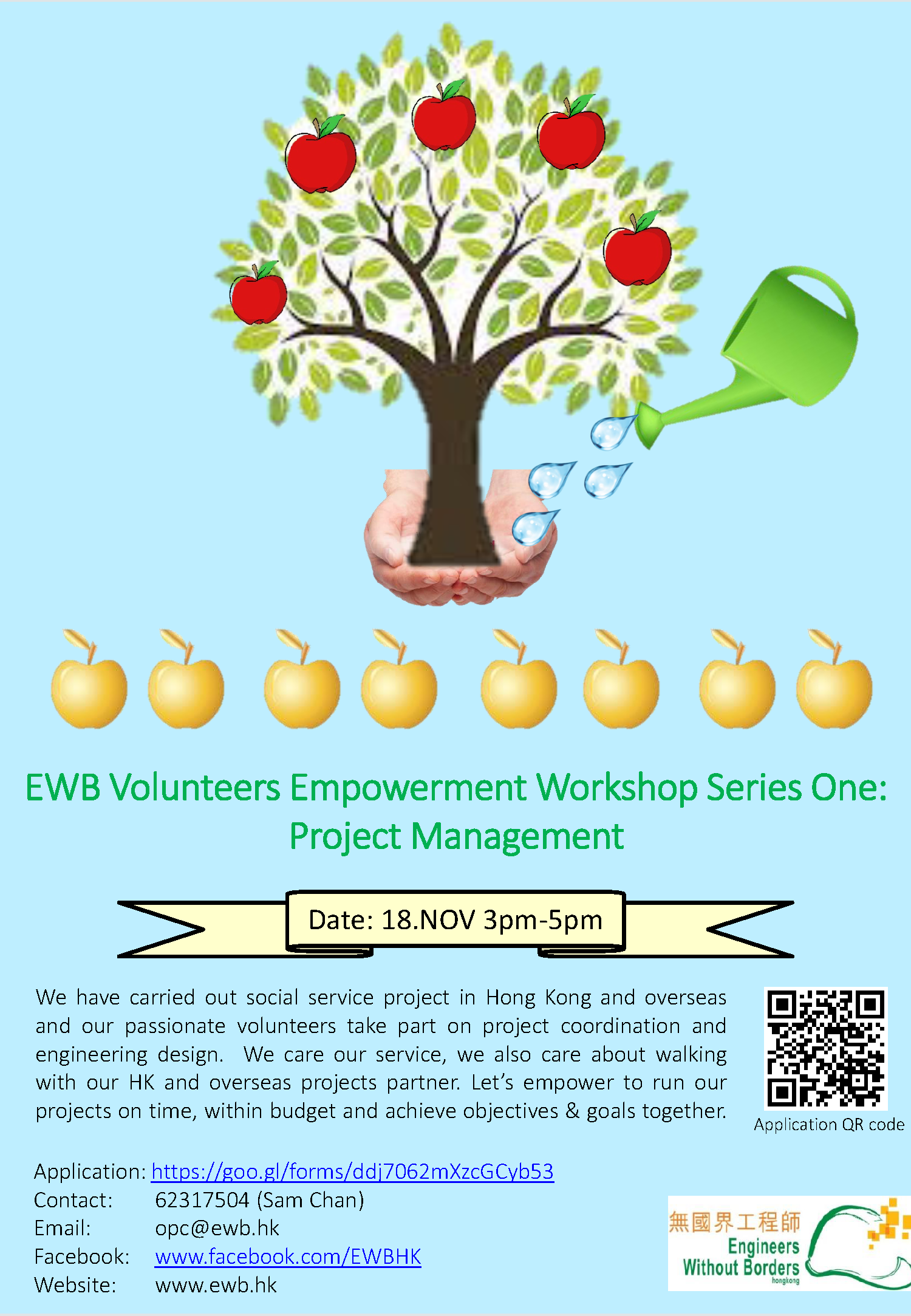 20181118 Volunteer Empowerment Workshop Series One - PM poster.png