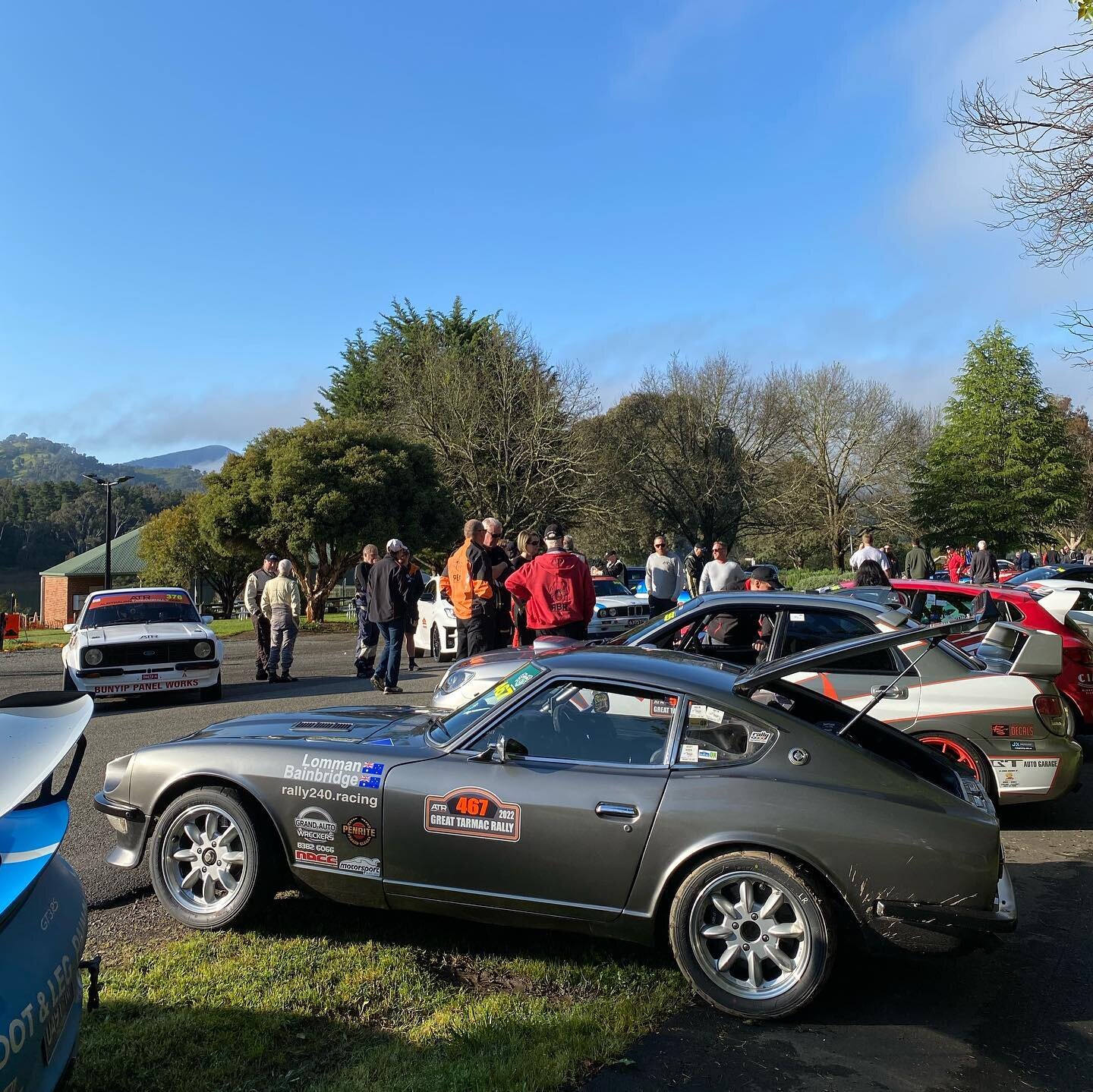 Blue skies for day 2 which ended with 1st in class &amp; 10th outright. Thanks to the organisers &amp; all the officials for a great event! Looking forward to next year. #TheGreatTarmacRally2022
 #AustralianTarmacRally#datsun #datsun240z #240z #datto