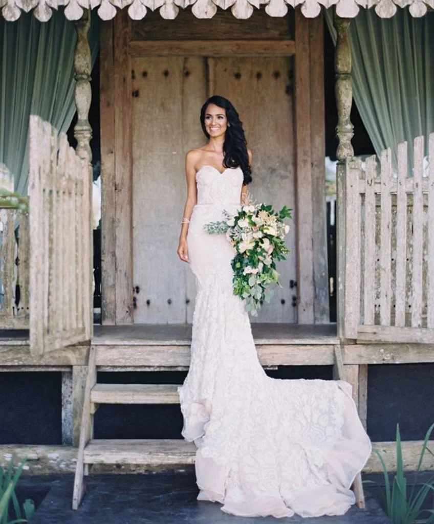 Katie Grant with Paper Diamodns at Khayangan Estate As seen in Harpers Bazaar