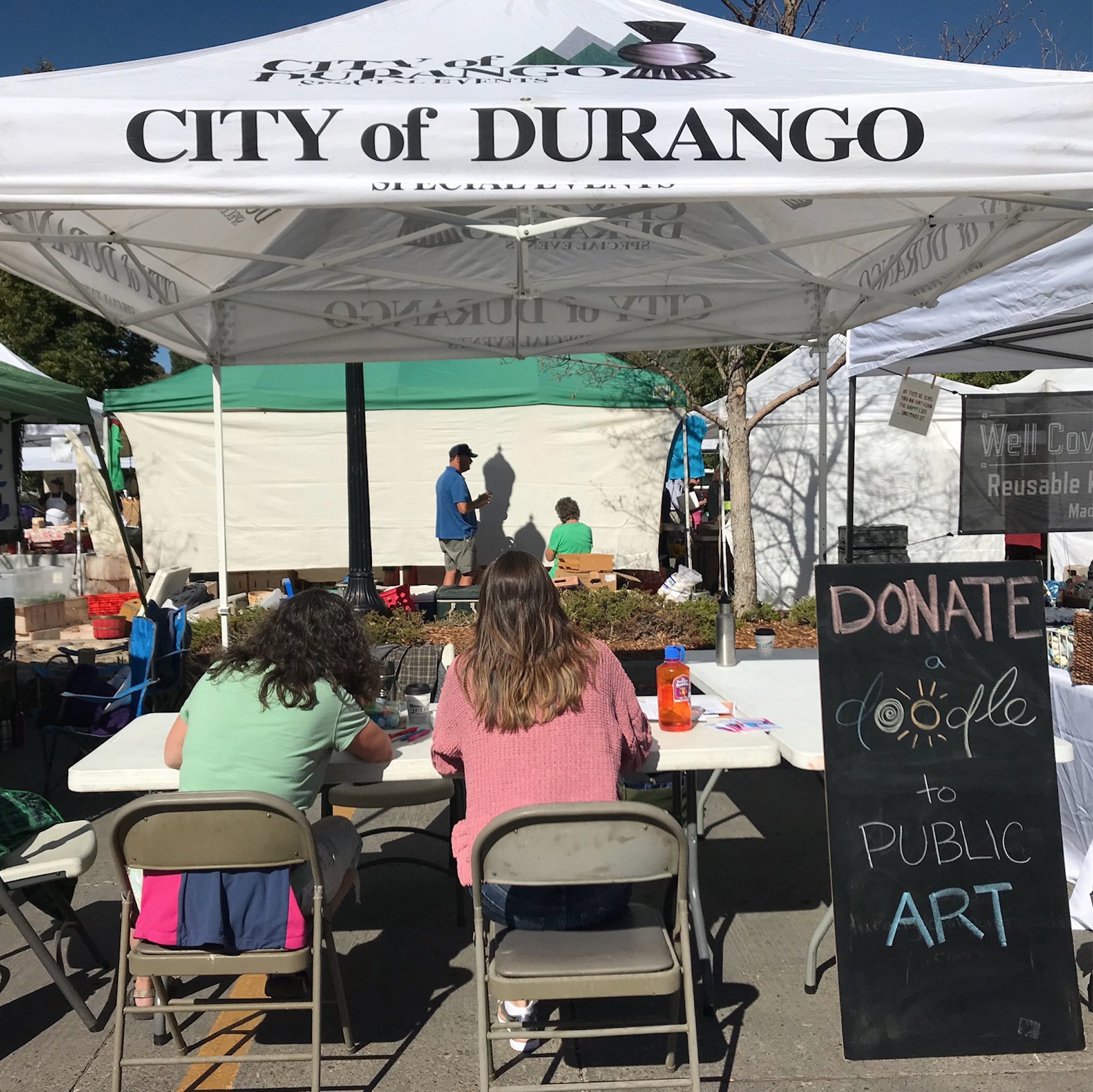 Durango Farmers Market Shop Chat and Doodle!
