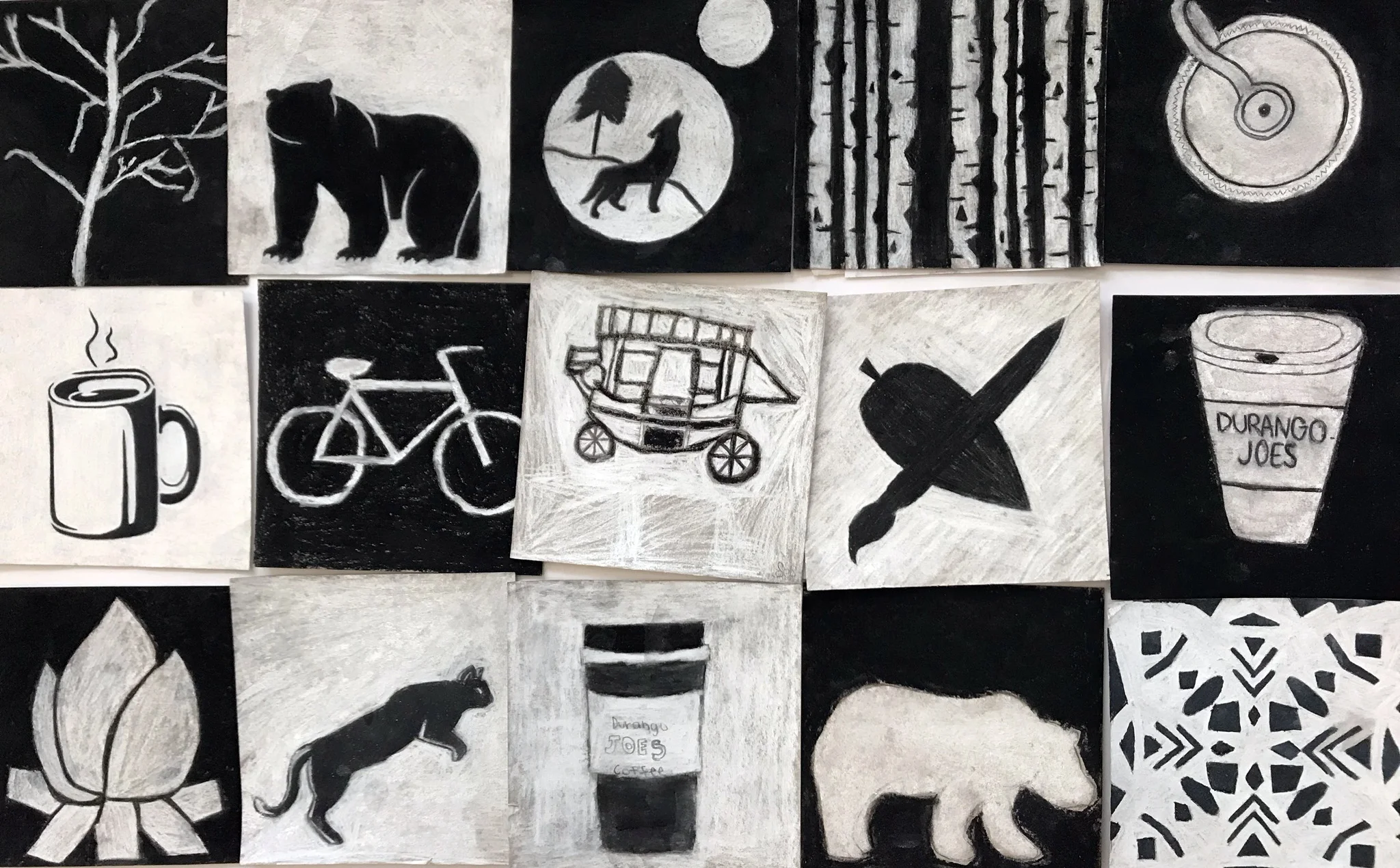 Pictured are contributions from Durango High School Students in J Burnite’s visual arts class.