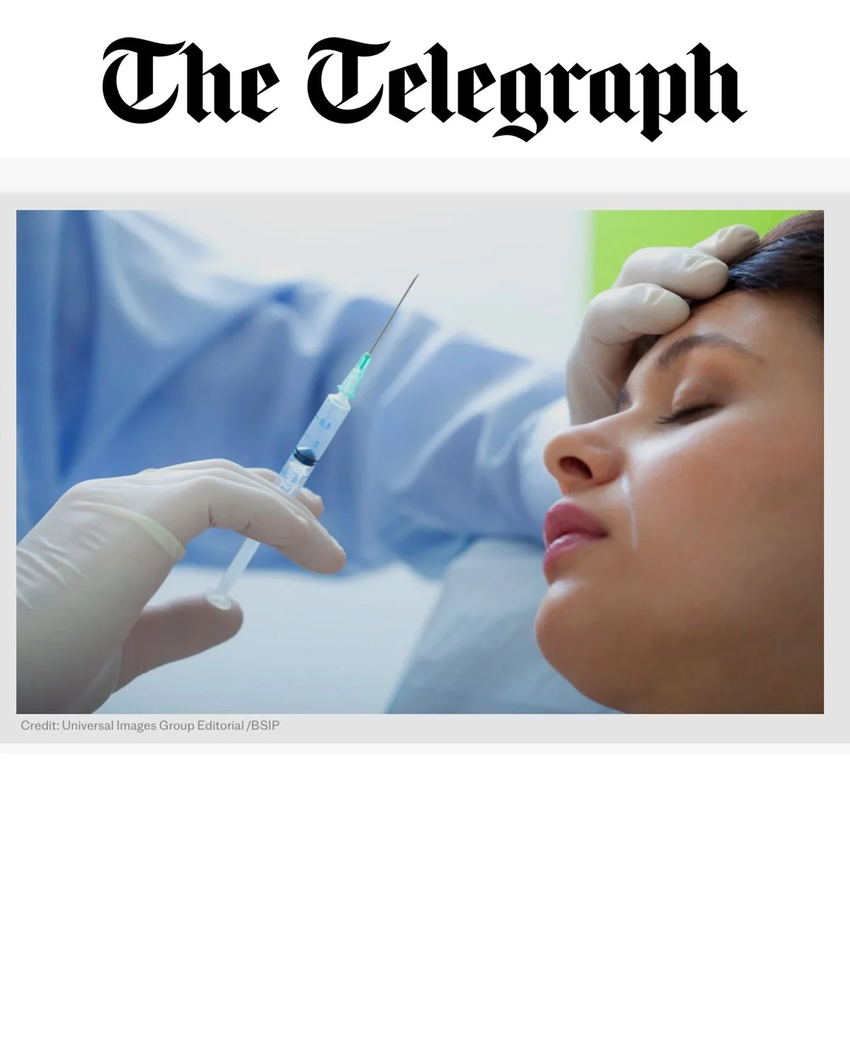 TELEGRAPH Do the latest skin-enhancing injectables deliver?