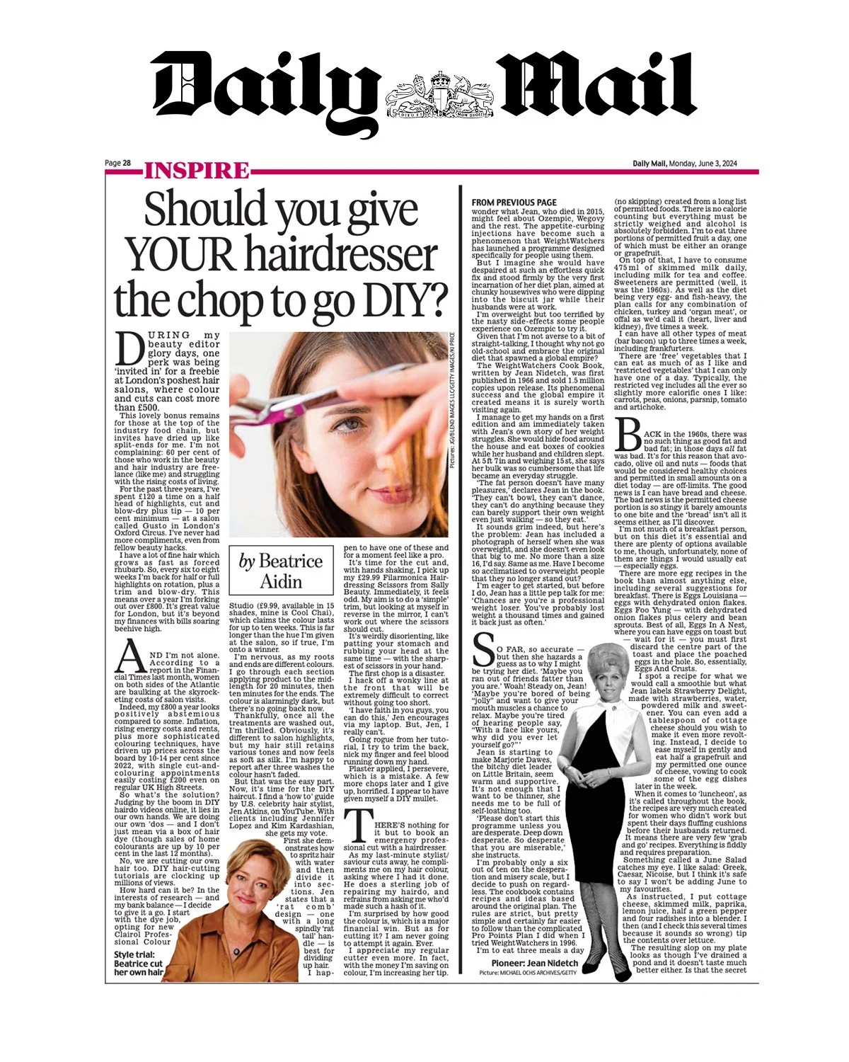 INSPIRE Should you give YOUR hairdresser the chop to go DIY?