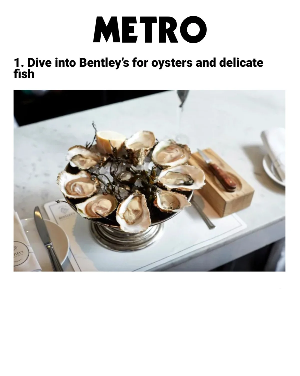 METRO Bentley's