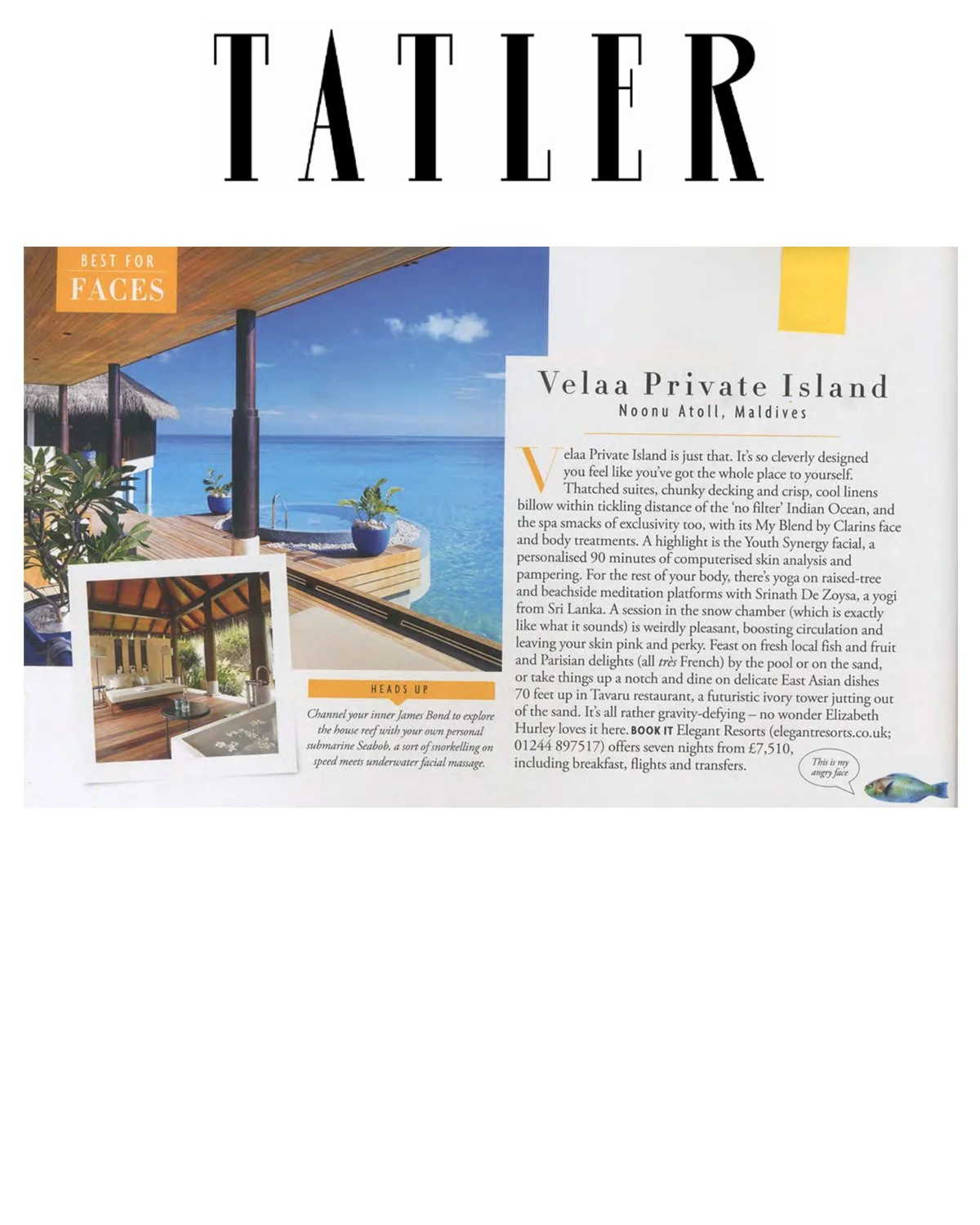TATLER Velaa Private Island Noonu Atoll, Maldives