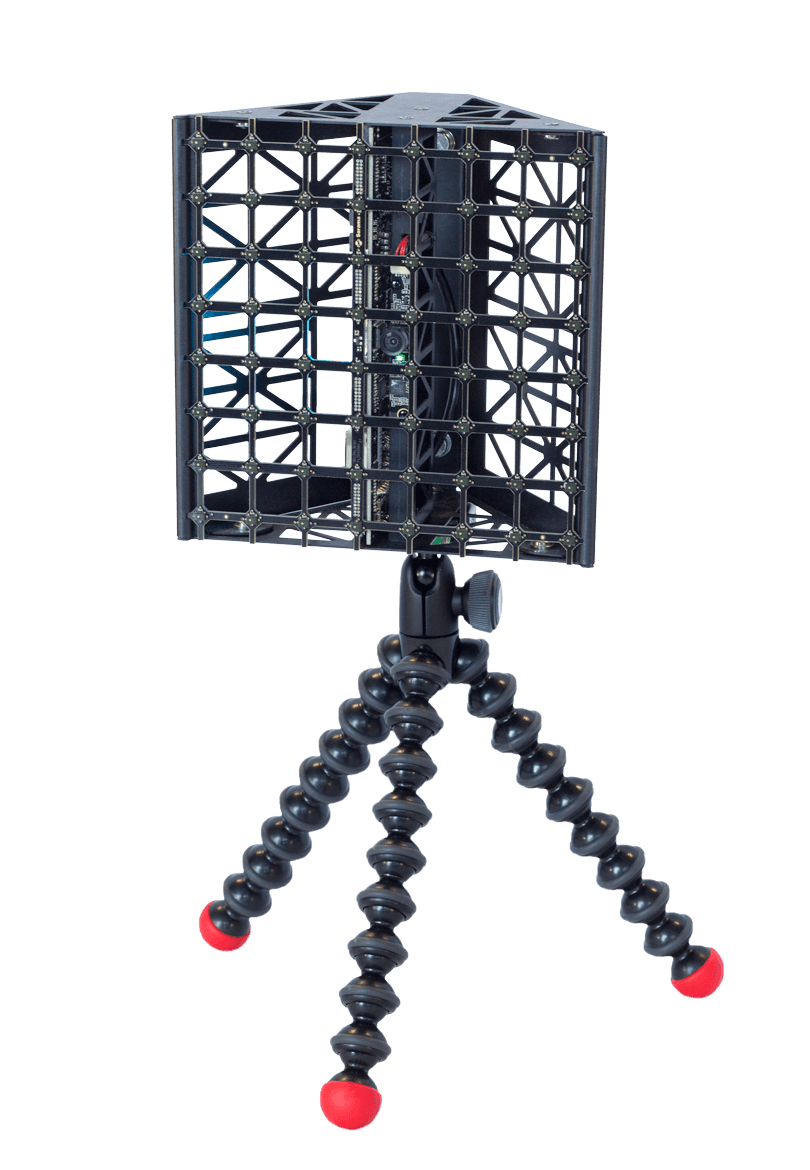 Copy of CAM64 acoustic camera on a stand