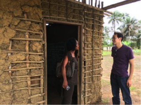 Edward on a recent project exploration trip in Sierra Leone.