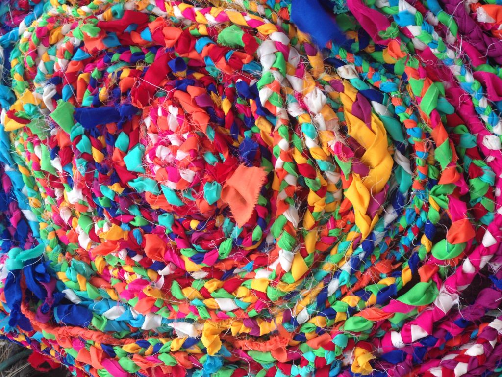 This student-made braided rug served as the “Magic Carpet” that flew the youngest class around the world this year!