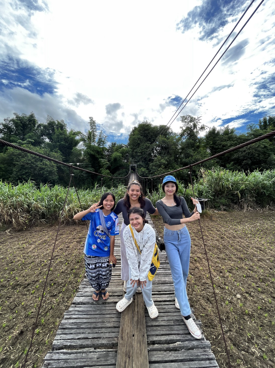 Three students took me out on an adventure to one of their villages