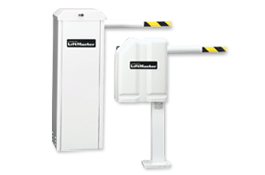 Barrier gates for parking lots and garages