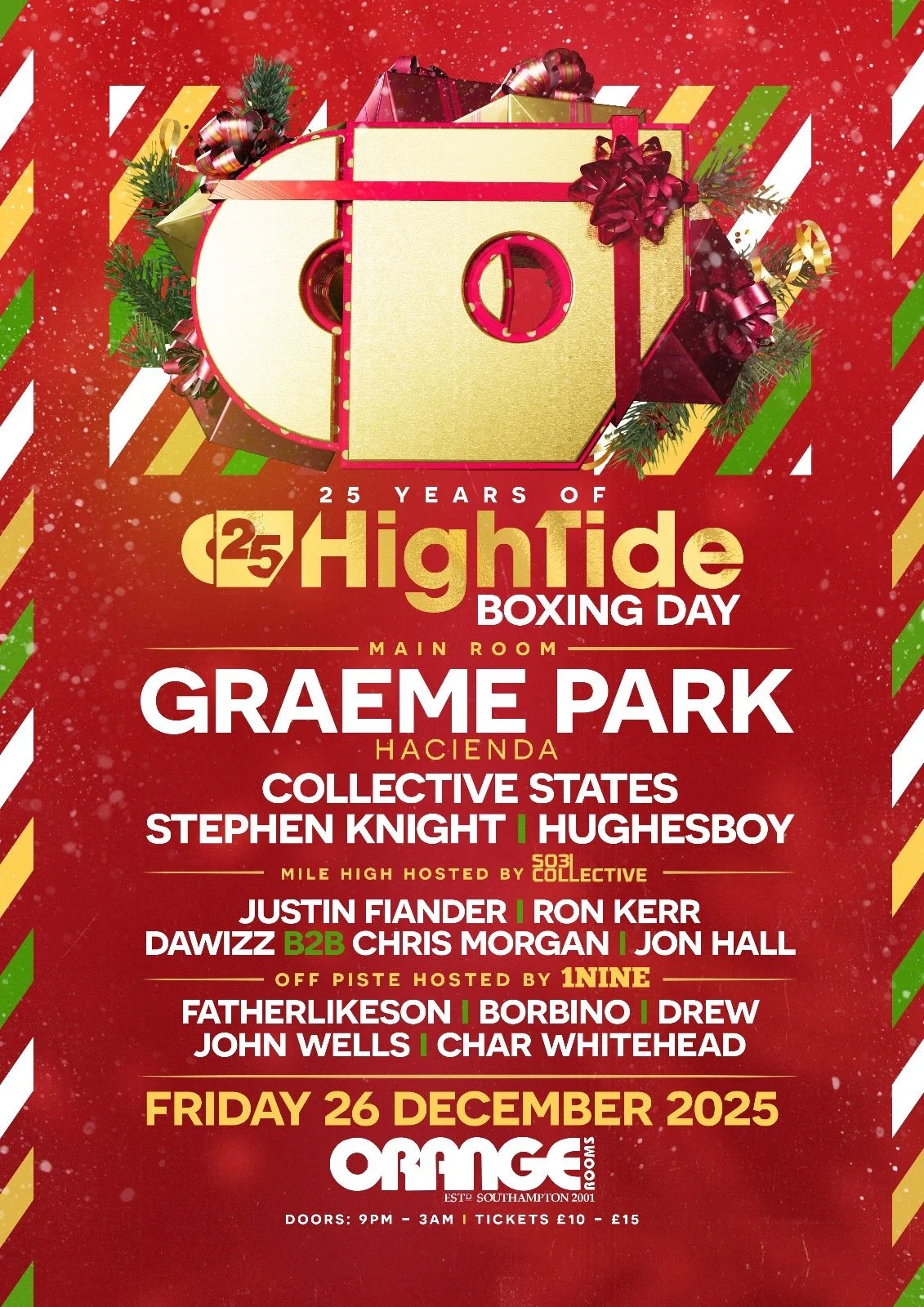 25 YEARS OF HIGH TIDE @ ORANGE ROOMS/SOUTHAMPTON