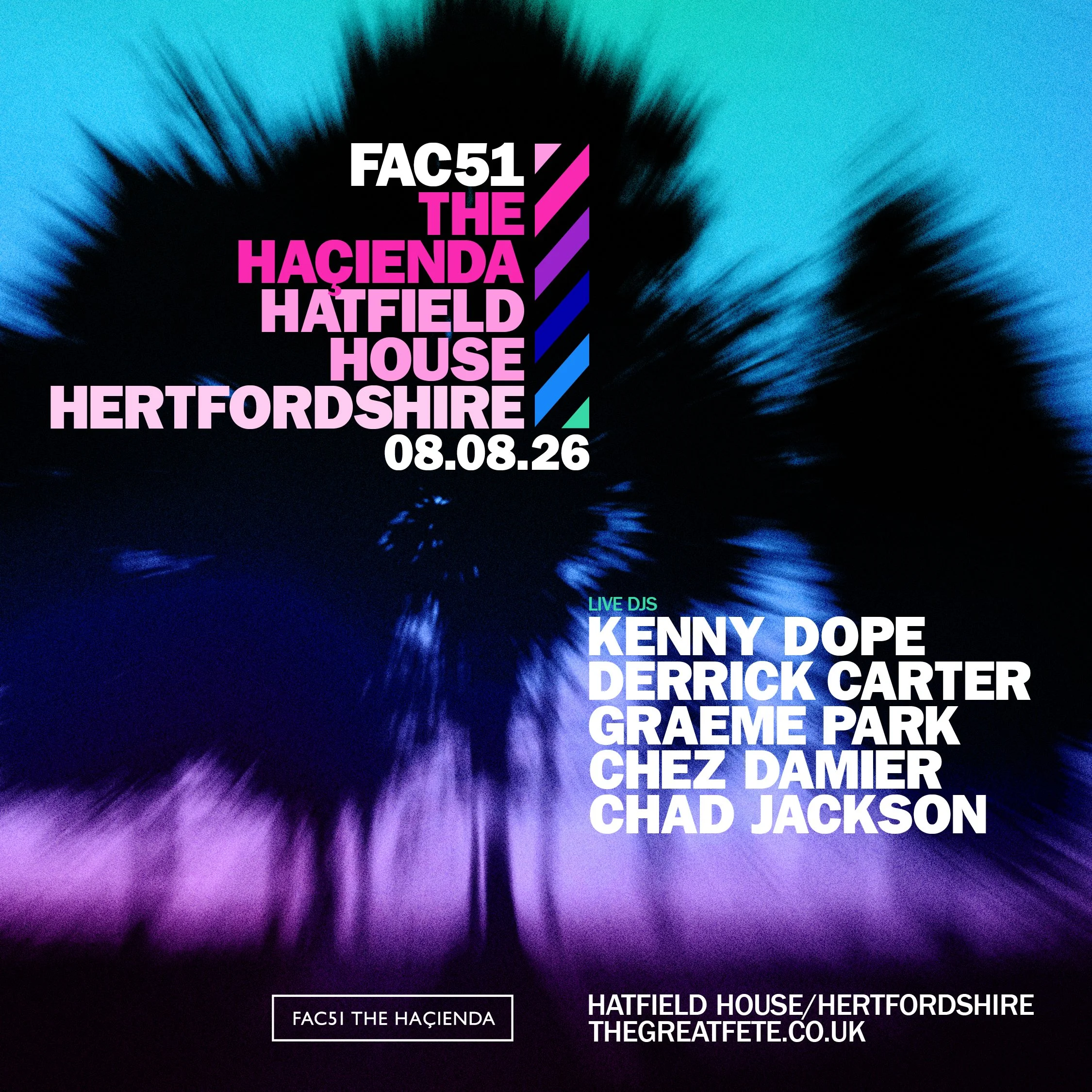 FAC51 THE HAÇIENDA @ THE GREAT FETE HATFIELD HOUSE/HERTFORDSHIRE